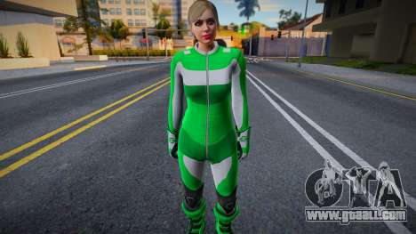 GTA Online Open Wheel Races Series Skin FeMale for GTA San Andreas