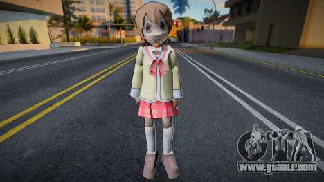 Yuuko Aoi from Nichijou (Low-poly version) for GTA San Andreas