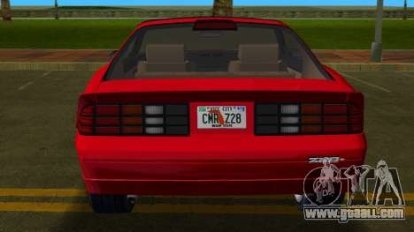 Chevrolet Camaro Z28 T-Top 86 for GTA Vice City