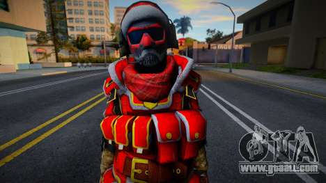 War Face New year Skin v8 for GTA San Andreas