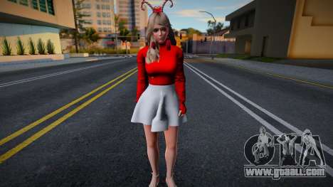 DOAXFC Amy - FC Christmas Dress VI v2 for GTA San Andreas