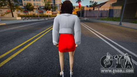 Girl in Red Dress v2 for GTA San Andreas