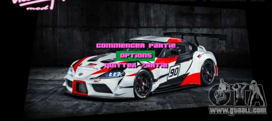 Toyota Menu for GTA Vice City