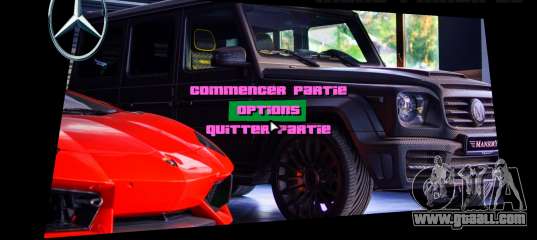 Mercedes-Benz Menu 9 for GTA Vice City