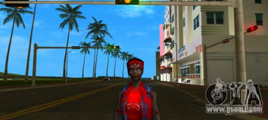 Zombie 8 from Zombie Andreas Complete for GTA Vice City