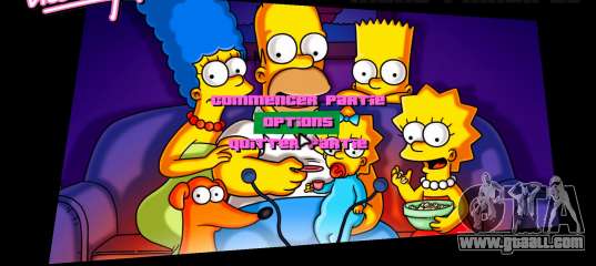 The Simpsons - Background for GTA Vice City