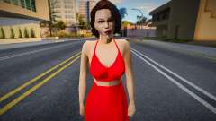 Girl in Red Dress v1 for GTA San Andreas