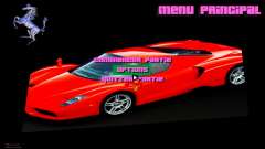Ferrari Menu for GTA Vice City