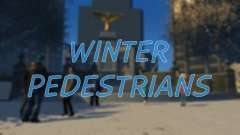Winter Pedestrians for GTA 4