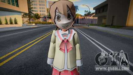Yuuko Aoi from Nichijou (Low-poly version) for GTA San Andreas