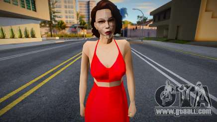 Girl in Red Dress v1 for GTA San Andreas