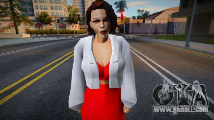 Girl in Red Dress v2 for GTA San Andreas