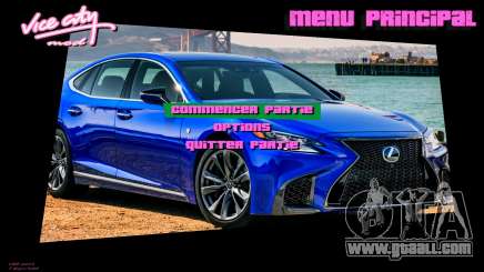 Lexus Menu for GTA Vice City