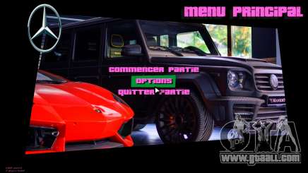 Mercedes-Benz Menu 9 for GTA Vice City