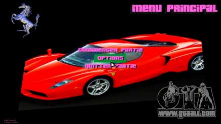 Ferrari Menu for GTA Vice City