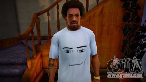 Roblox Man Face T-Shirt for GTA San Andreas