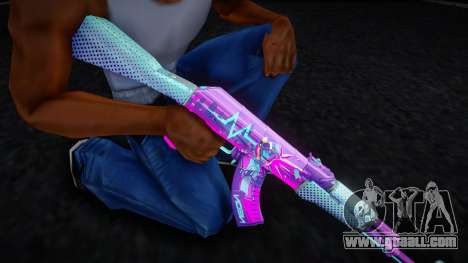 Gun Neon Racer - AK for GTA San Andreas