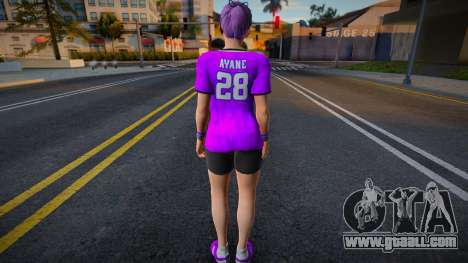 Ayane Jersey for GTA San Andreas