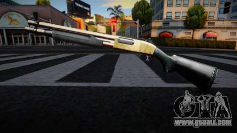Gold Chromegun for GTA San Andreas