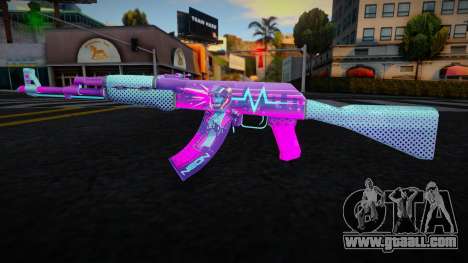 Gun Neon Racer - AK for GTA San Andreas