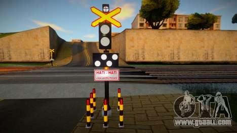 Indonesian Wantech Railroad Crossing v10 for GTA San Andreas