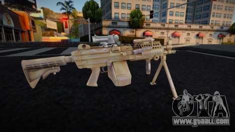 Navy seal gunner Weapon for GTA San Andreas