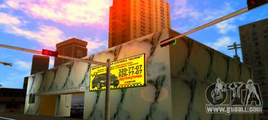 Taxi Voyage for GTA Vice City