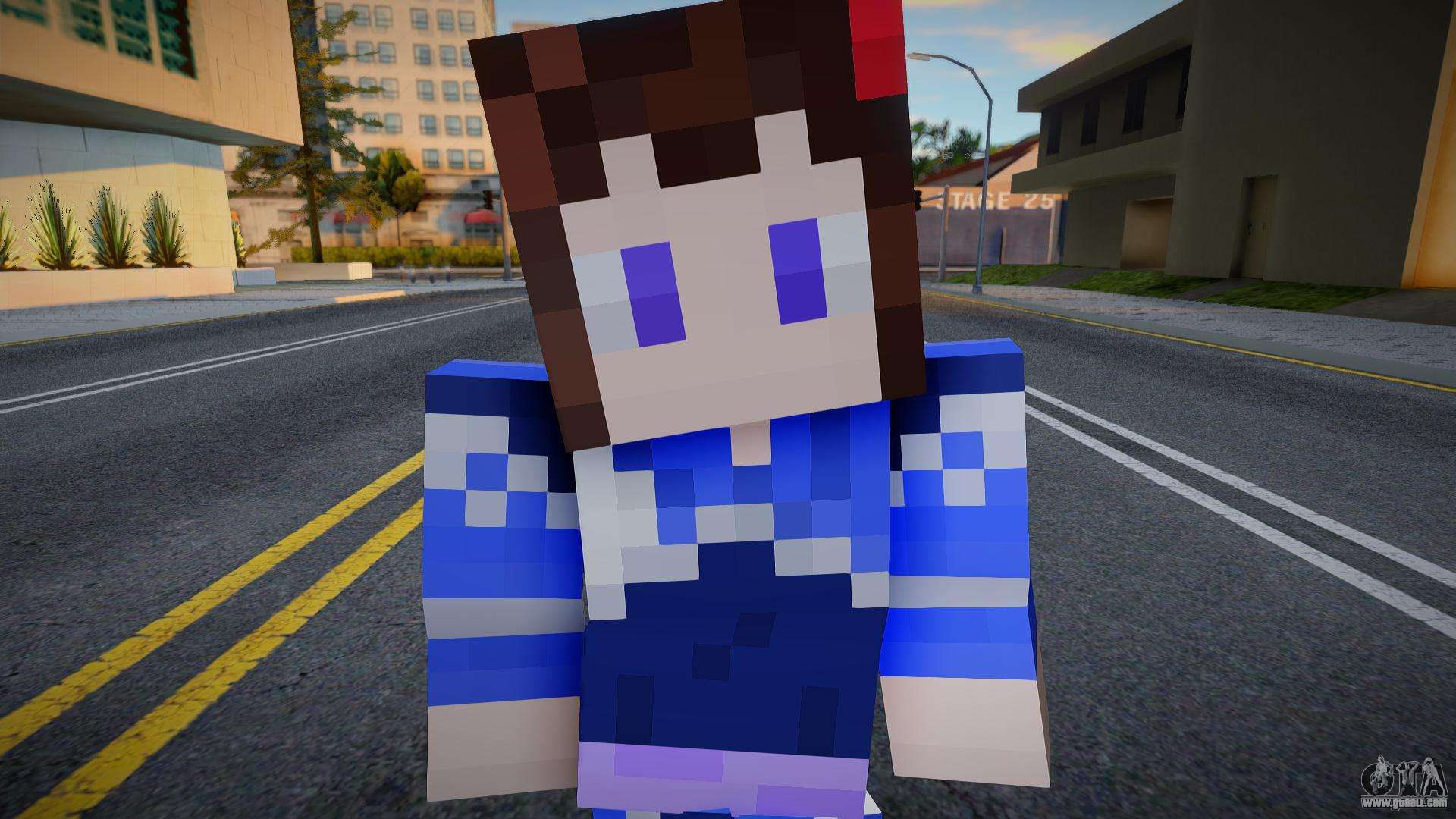 pokimane's skin Minecraft Skin