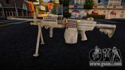 Navy seal gunner Weapon for GTA San Andreas