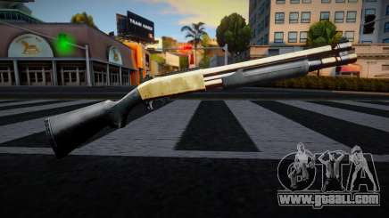Gold Chromegun for GTA San Andreas
