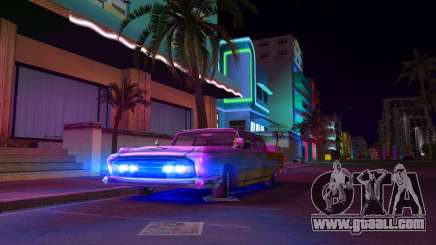 Xenon lights and neons for GTA Vice City