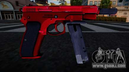 CZ-75 Red by sionerZ for GTA San Andreas
