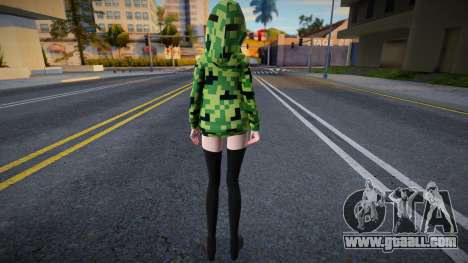 Creeper Girl for GTA San Andreas