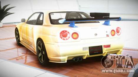 Nissan Skyline R34 GT-R XS S9 for GTA 4