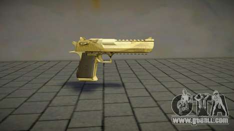 24 Gold Desert Eagle for GTA San Andreas