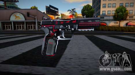 Black Red Gun - Desert Eagle for GTA San Andreas