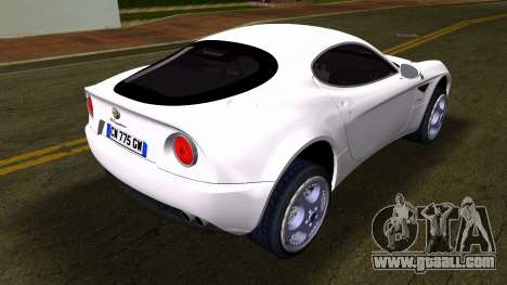 Alfa Romeo 8C Competizione (Mad) for GTA Vice City