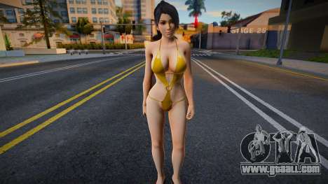 Momiji Gold Bikini for GTA San Andreas