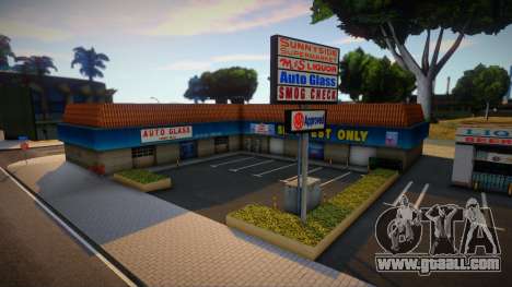 Real 1990s Stores Of Los Angeles for GTA San Andreas