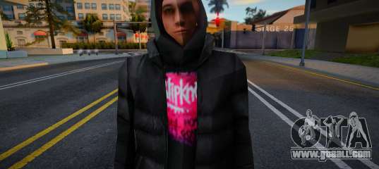 Wmyst in winter clothes for GTA San Andreas