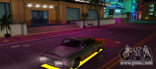 Neon lighting for cars for GTA Vice City