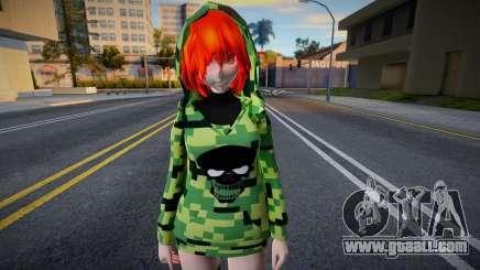 Creeper Girl for GTA San Andreas