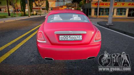 Rolls-Royce Wraith Sapphire for GTA San Andreas