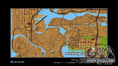 Map in the style of GTA III for GTA San Andreas