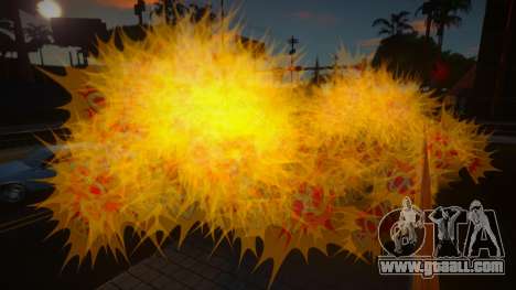 Comic book-style explosion for GTA San Andreas