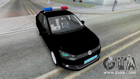 Volkswagen Polo Sedan Police (Typ 6R) 2011 for GTA San Andreas