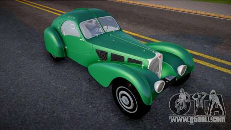 Bugatti Type 57sc Atlantic 1936 for GTA San Andreas