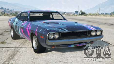 Dodge Challenger Blue Bayoux