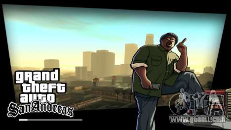 Loading screens in the style of GTA 5 for GTA SA for GTA San Andreas