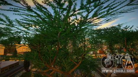 Slightly lighter version of vegetation BSOR for GTA San Andreas